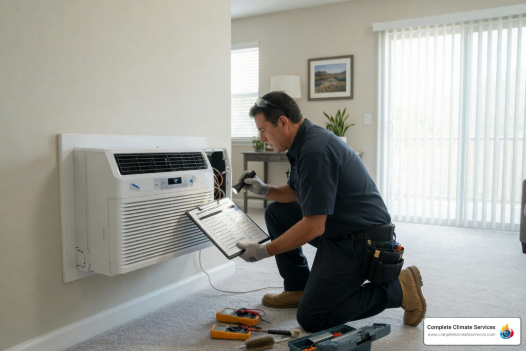 air conditioner maintenance checklist pdf
