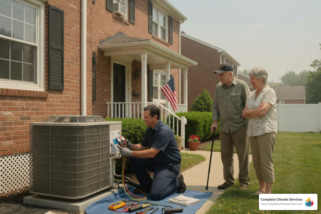 ac repair military discount